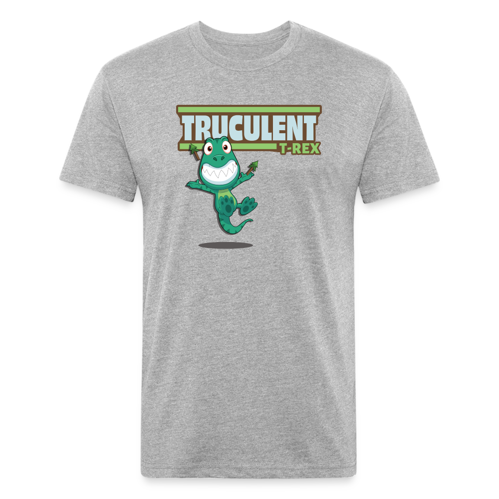 Truculent T-Rex Character Comfort Adult Tee - heather gray