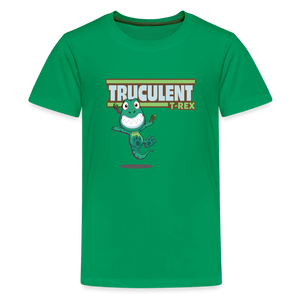 
            
                Load image into Gallery viewer, Truculent T-Rex Character Comfort Kids Tee - kelly green
            
        