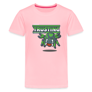Trusting Tarantula Character Comfort Kids Tee - pink