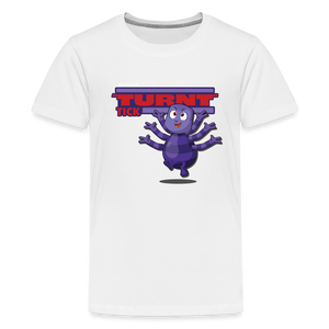 
            
                Load image into Gallery viewer, &amp;quot;Turnt&amp;quot; Tick Character Comfort Kids Tee - white
            
        