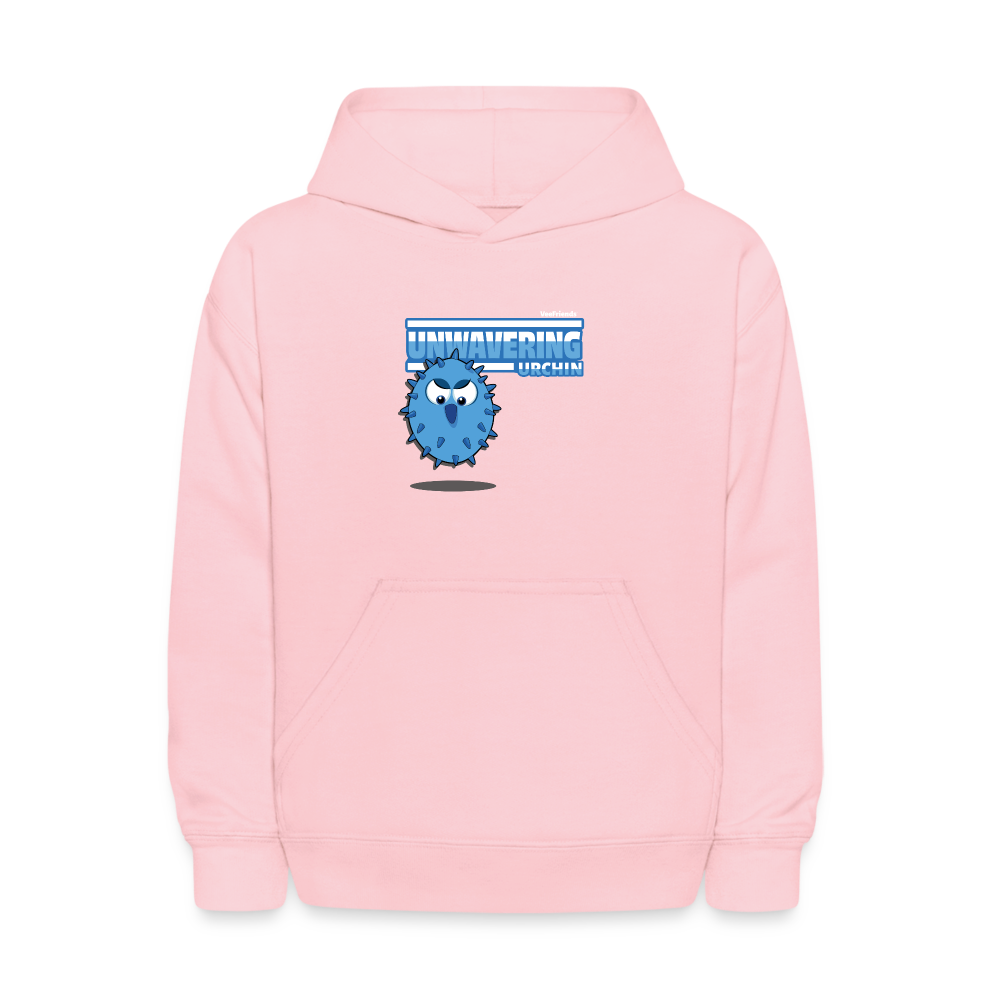 Unwavering Urchin Character Comfort Kids Hoodie - pink