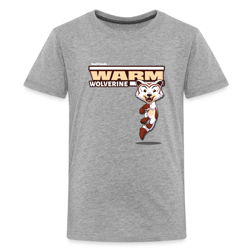 
            
                Load image into Gallery viewer, Warm Wolverine Character Comfort Kids Tee - heather gray
            
        