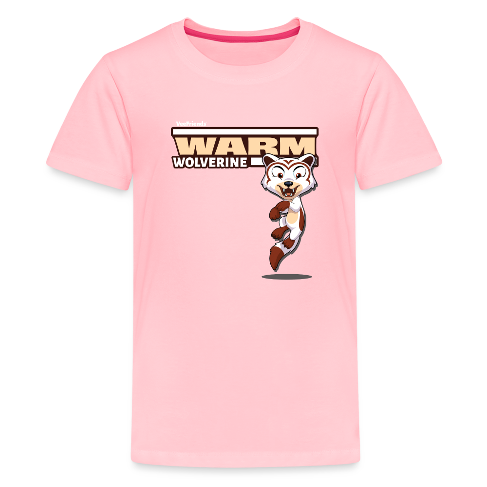 
            
                Load image into Gallery viewer, Warm Wolverine Character Comfort Kids Tee - pink
            
        