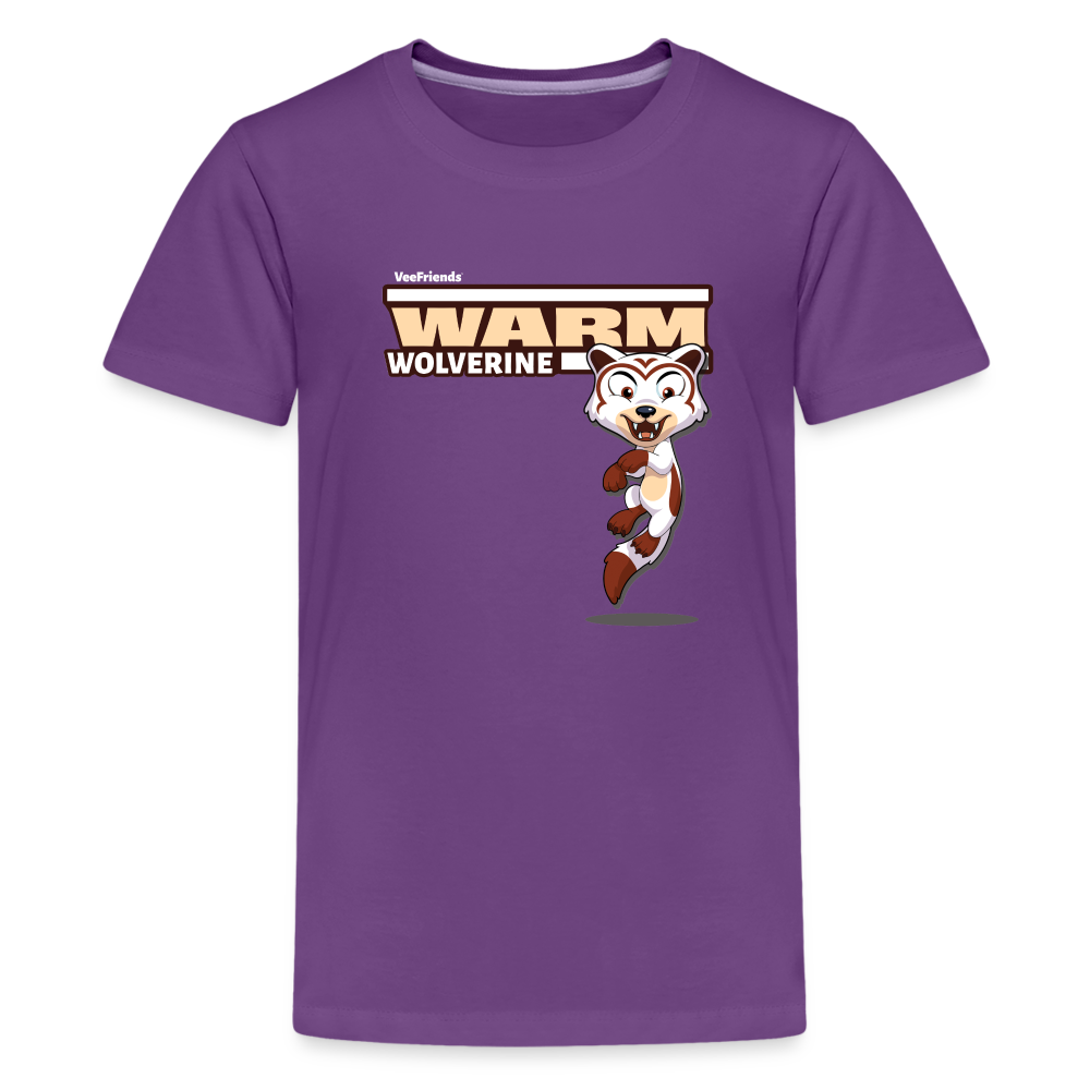 
            
                Load image into Gallery viewer, Warm Wolverine Character Comfort Kids Tee - purple
            
        