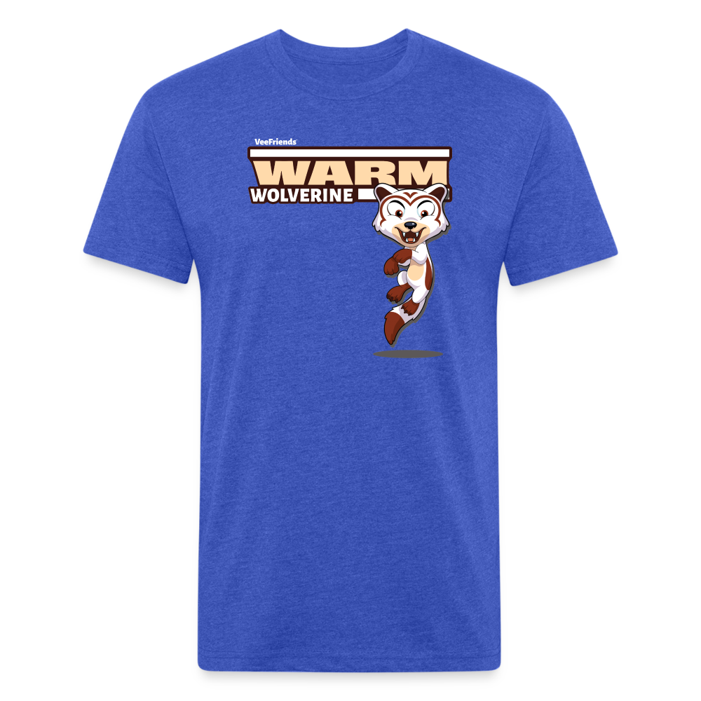 Warm Wolverine Character Comfort Adult Tee - heather royal