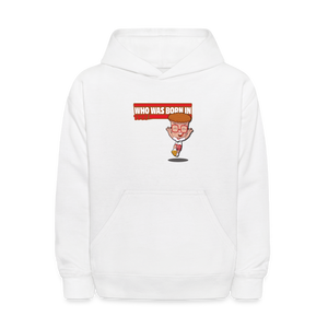 Who Was Born In 1997 Character Comfort Kids Hoodie - white