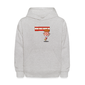 Who Was Born In 1997 Character Comfort Kids Hoodie - heather gray