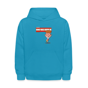 Who Was Born In 1997 Character Comfort Kids Hoodie - turquoise