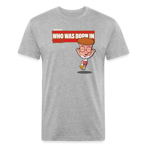 Who Was Born In 1997 Character Comfort Adult Tee - heather gray