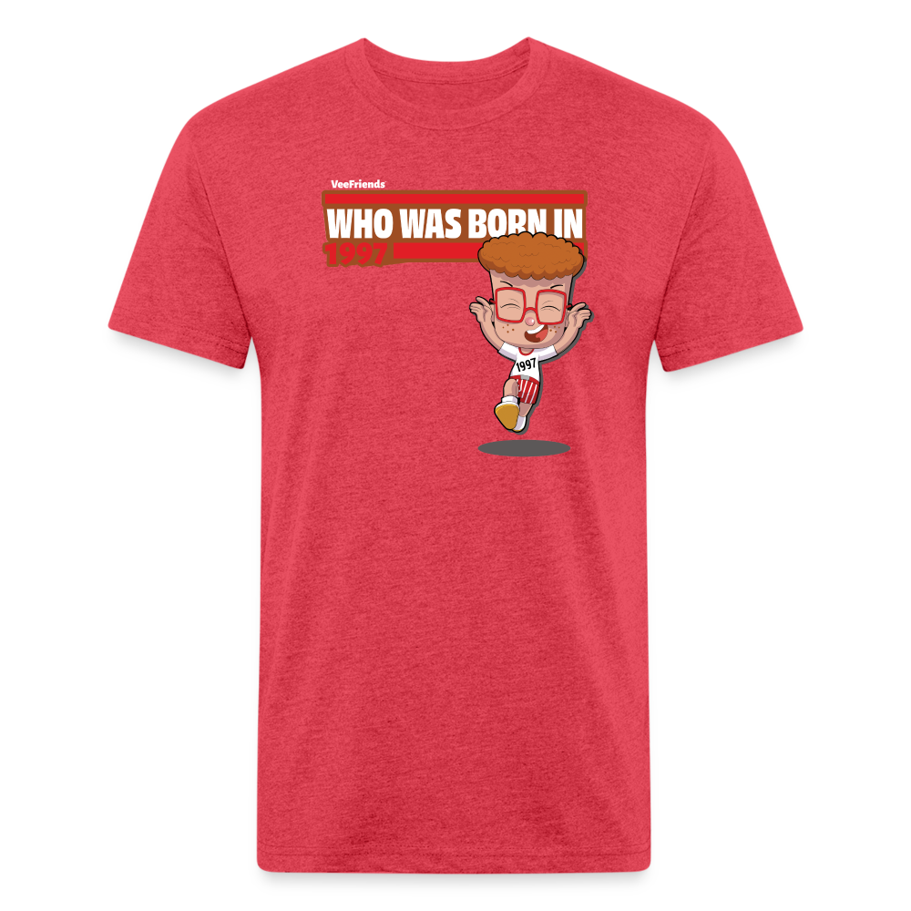 Who Was Born In 1997 Character Comfort Adult Tee - heather red