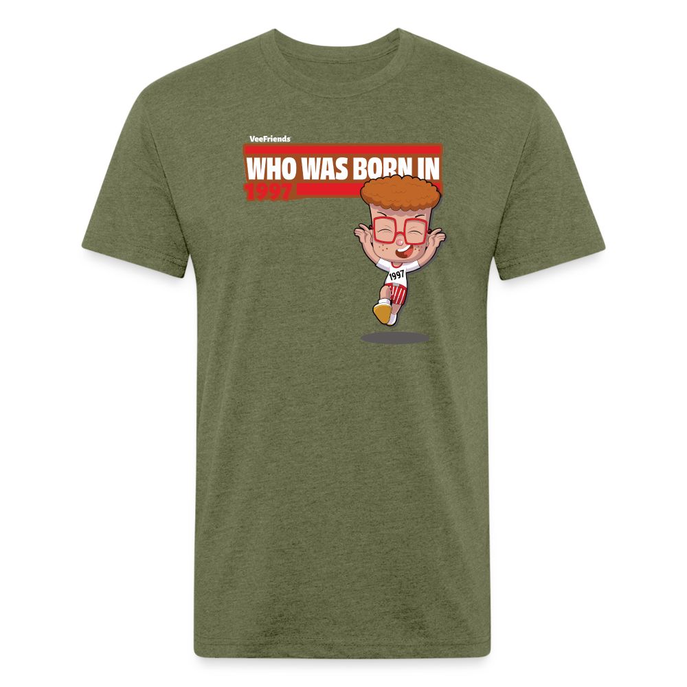 Who Was Born In 1997 Character Comfort Adult Tee - heather military green