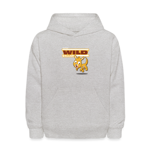 
            
                Load image into Gallery viewer, Wild Wallaby Character Comfort Kids Hoodie - heather gray
            
        