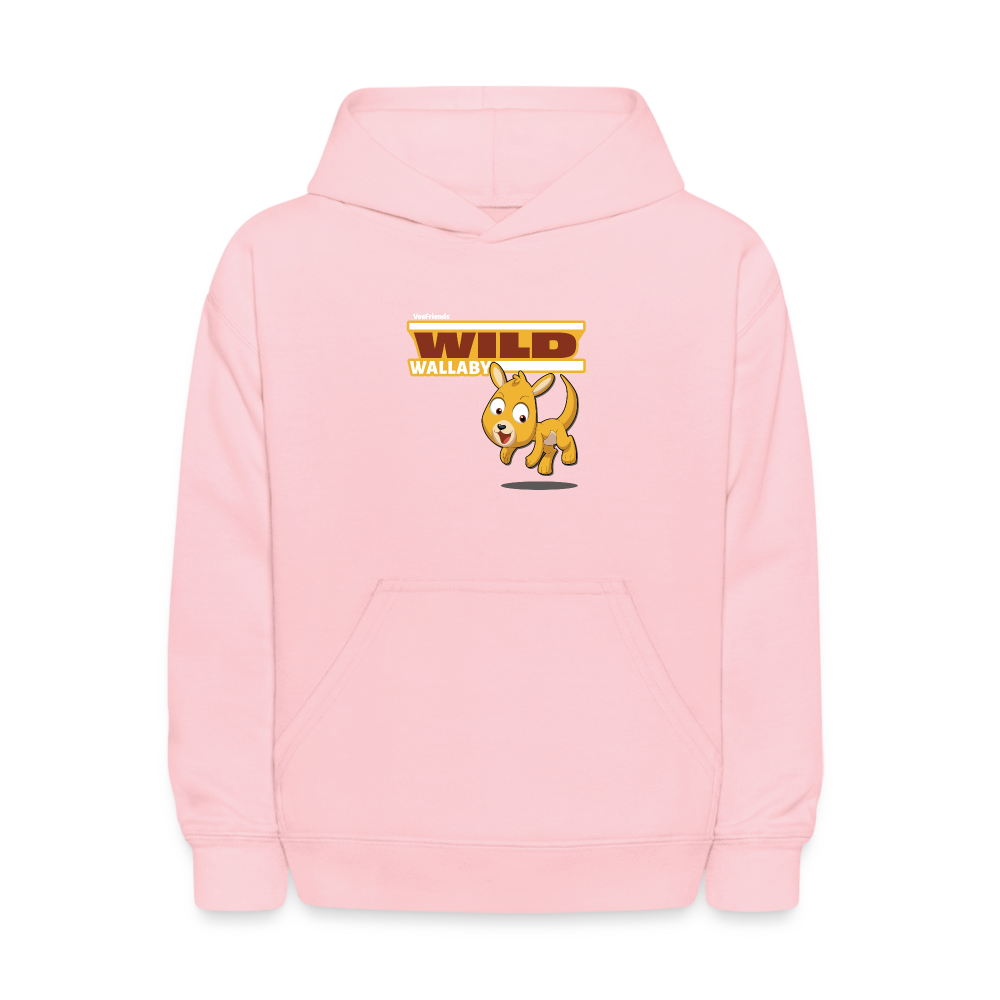 Wild Wallaby Character Comfort Kids Hoodie - pink