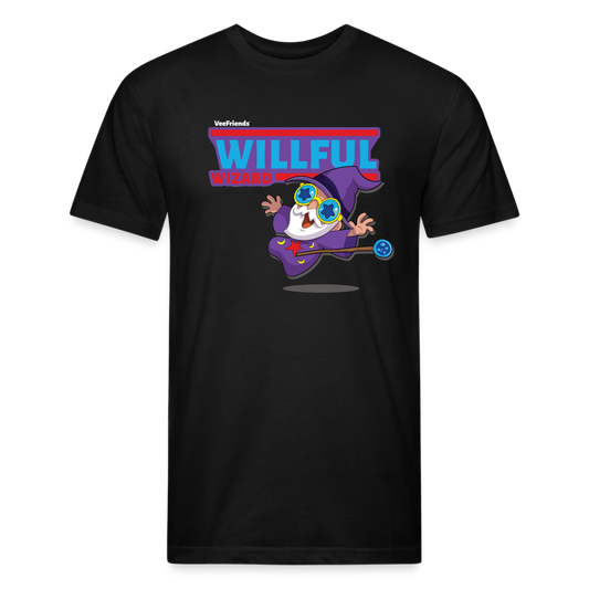 Willful Wizard Character Comfort Adult Tee - black