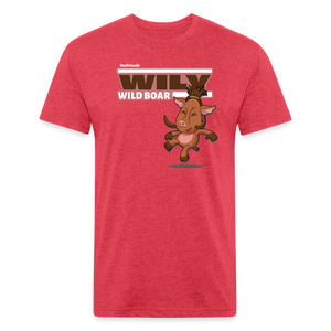 
            
                Load image into Gallery viewer, Wily Wild Boar Character Comfort Adult Tee - heather red
            
        