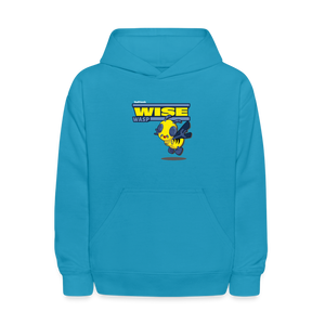 
            
                Load image into Gallery viewer, Wise Wasp Character Comfort Kids Hoodie - turquoise
            
        