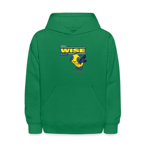 
            
                Load image into Gallery viewer, Wise Wasp Character Comfort Kids Hoodie - kelly green
            
        