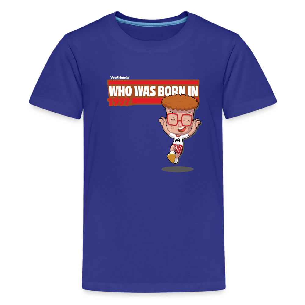 Who Was Born In 1997 Character Comfort Kids Tee - royal blue