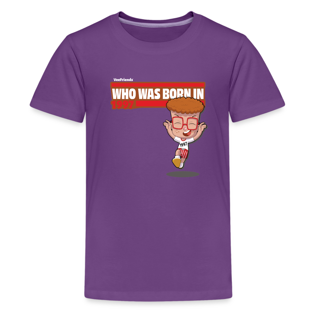 Who Was Born In 1997 Character Comfort Kids Tee - purple