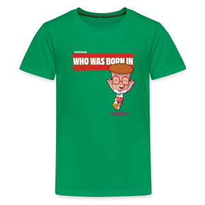 Who Was Born In 1997 Character Comfort Kids Tee - kelly green