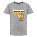 Wild Wallaby Character Comfort Kids Tee - heather gray