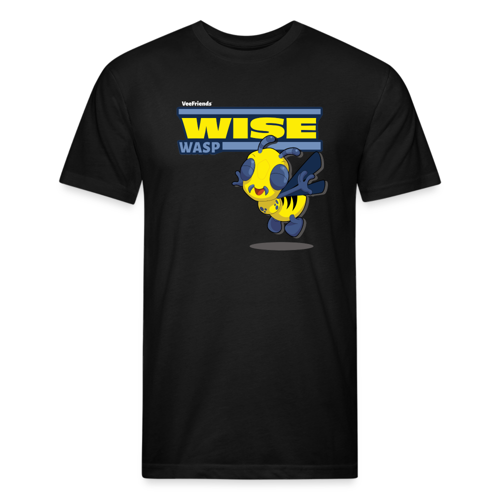 
            
                Load image into Gallery viewer, Wise Wasp Character Comfort Adult Tee - black
            
        