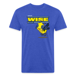 Wise Wasp Character Comfort Adult Tee - heather royal