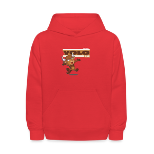 
            
                Load image into Gallery viewer, Yolo Yak Character Comfort Kids Hoodie - red
            
        