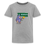 F.U. Monday Mole Character Comfort Kids Tee - heather gray