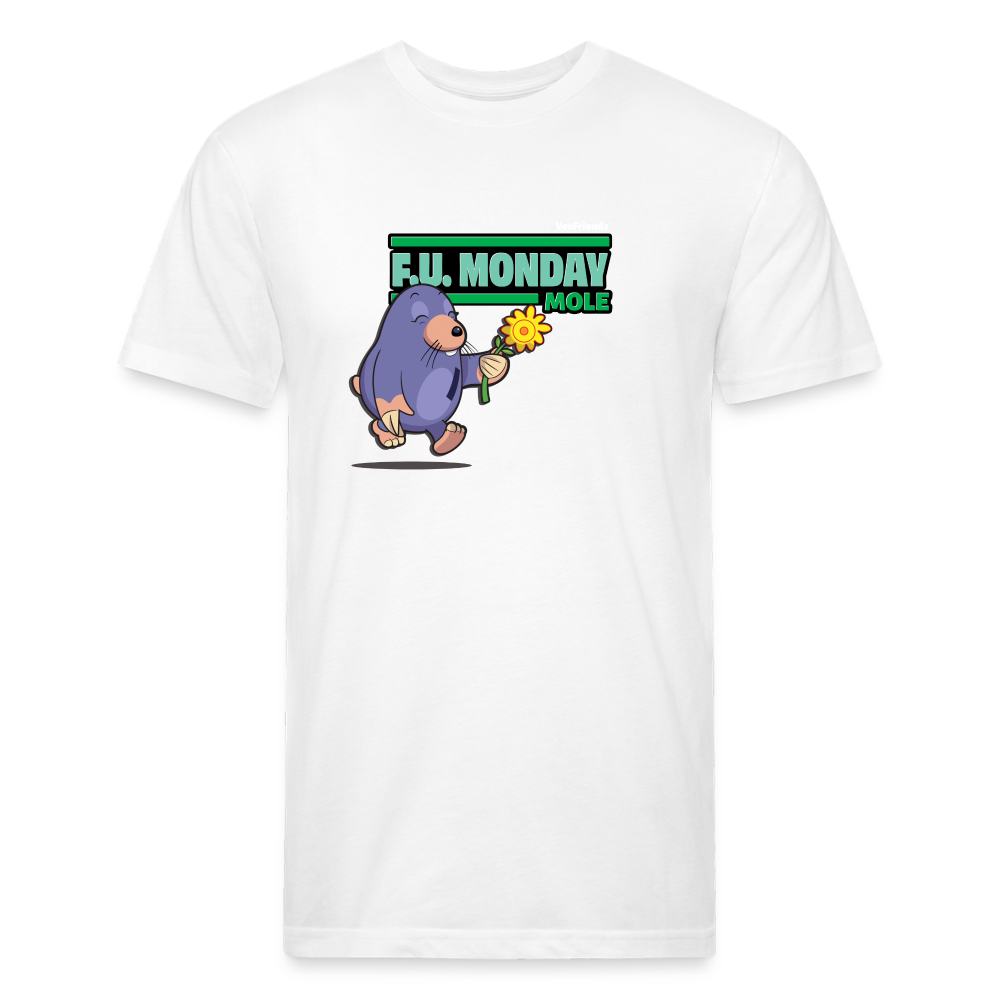 
            
                Load image into Gallery viewer, F.U. Monday Mole Character Comfort Adult Tee - white
            
        