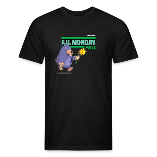 F.U. Monday Mole Character Comfort Adult Tee - black