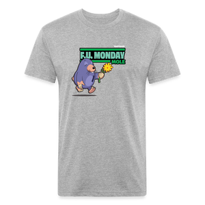 
            
                Load image into Gallery viewer, F.U. Monday Mole Character Comfort Adult Tee - heather gray
            
        
