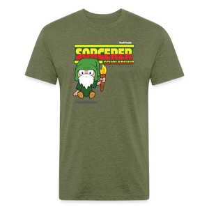 Sorcerer Scholarship Character Comfort Adult Tee (Holder Claim) - heather military green
