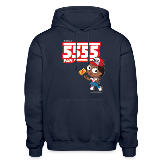 5555 Fan Character Comfort Adult Hoodie - navy