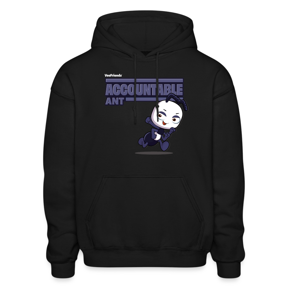 Accountable Ant Character Comfort Adult Hoodie - black