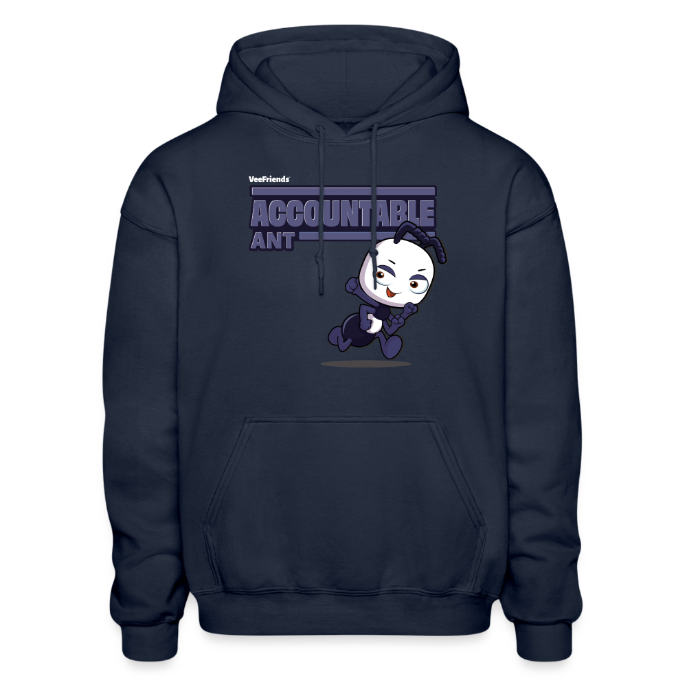 Accountable Ant Character Comfort Adult Hoodie - navy