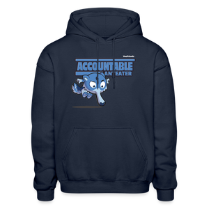 Accountable Anteater Character Comfort Adult Hoodie - navy