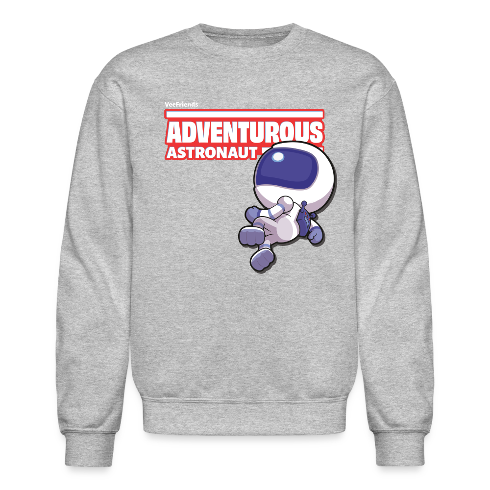 
            
                Load image into Gallery viewer, Adventurous Astronaut Character Comfort Adult Crewneck Sweatshirt - heather gray
            
        