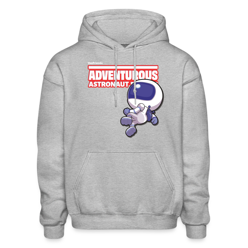 Adventurous Astronaut Character Comfort Adult Hoodie - heather gray