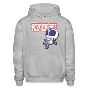 Adventurous Astronaut Character Comfort Adult Hoodie - heather gray