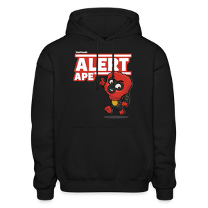 Alert Ape Character Comfort Adult Hoodie - black