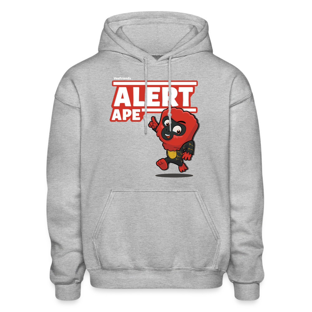 Alert Ape Character Comfort Adult Hoodie - heather gray