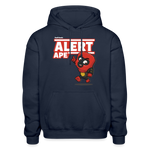 Alert Ape Character Comfort Adult Hoodie - navy