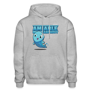 
            
                Load image into Gallery viewer, Amiable Anchovy Character Comfort Adult Hoodie - heather gray
            
        