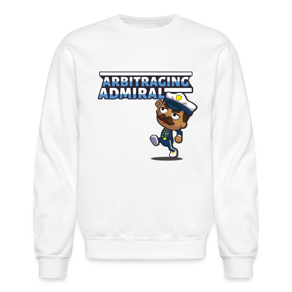 
            
                Load image into Gallery viewer, Arbitraging Admiral Character Comfort Adult Crewneck Sweatshirt - white
            
        