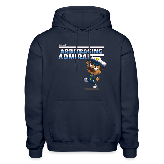 Arbitraging Admiral Character Comfort Adult Hoodie - navy