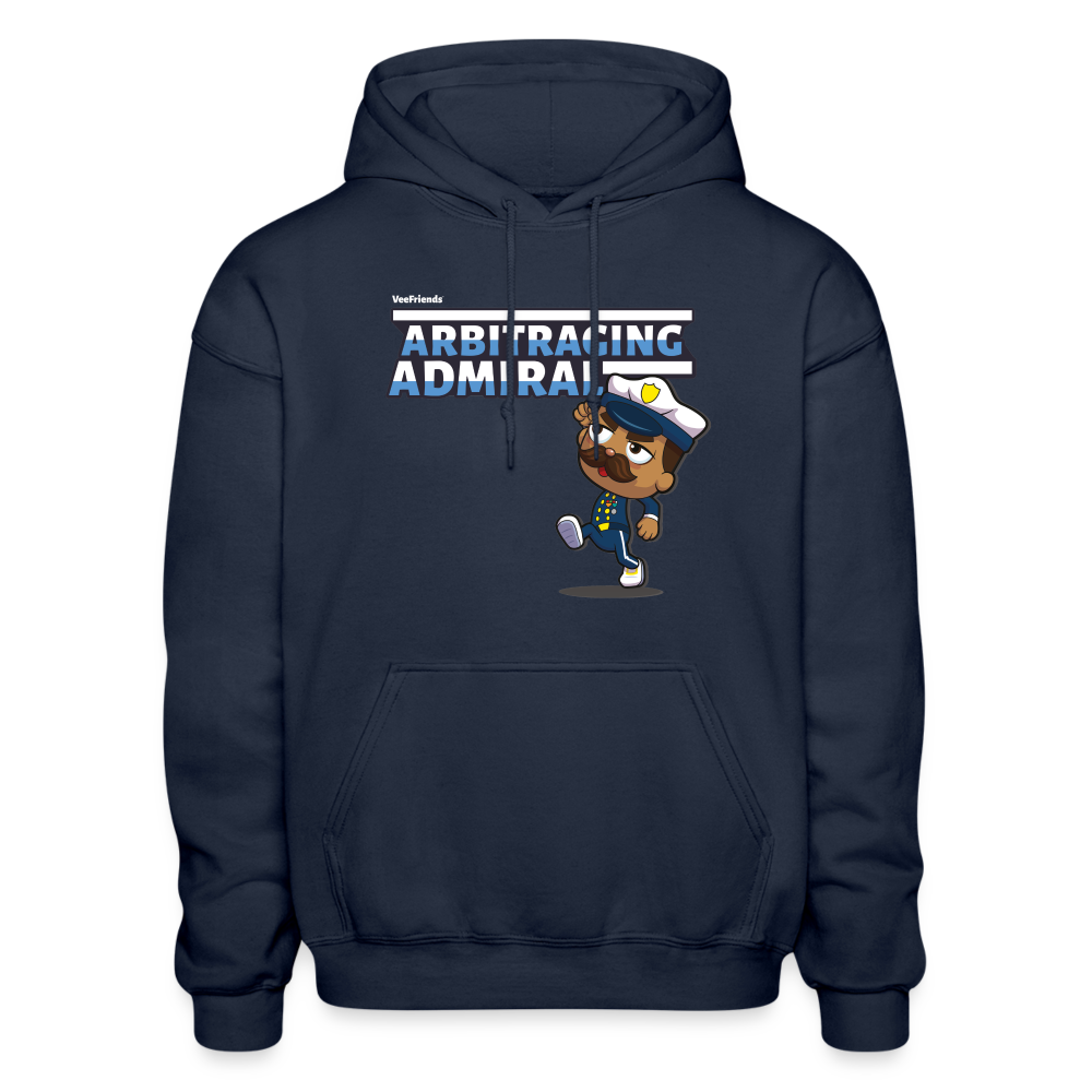 Arbitraging Admiral Character Comfort Adult Hoodie - navy