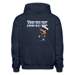 Arbitraging Admiral Character Comfort Adult Hoodie - navy