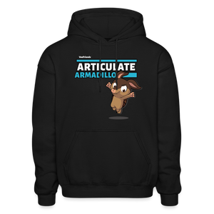 Articulate Armadillo Character Comfort Adult Hoodie - black