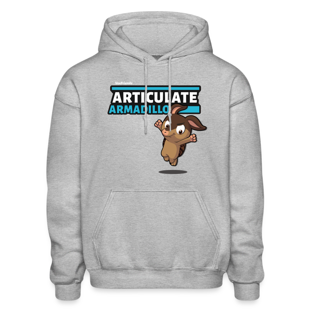 
            
                Load image into Gallery viewer, Articulate Armadillo Character Comfort Adult Hoodie - heather gray
            
        